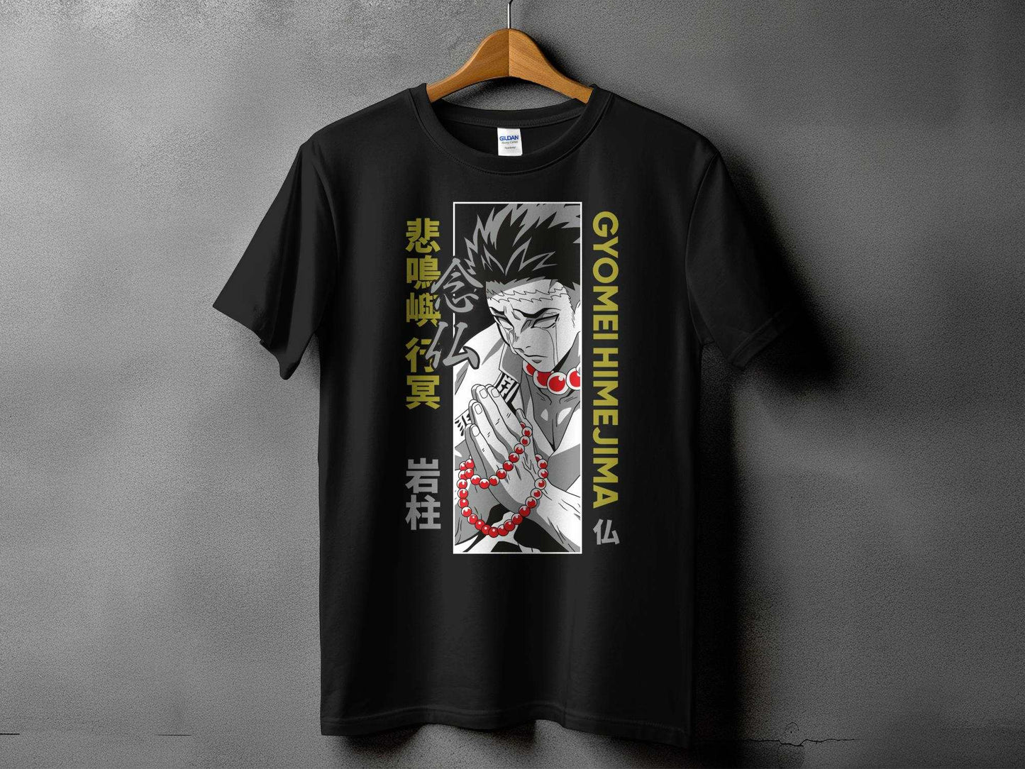 "Unleash the strength of Gyomei Himejima with our exclusive tee from APEKSH! Crafted from 100% cotton and weighing 180GSM for supreme comfort and durability. 💪⛩️ EmGyomei Himejima-DEMON SLAYER-Unisex