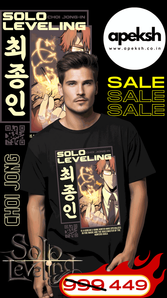 choi jong - solo leveling unisex t-shirt