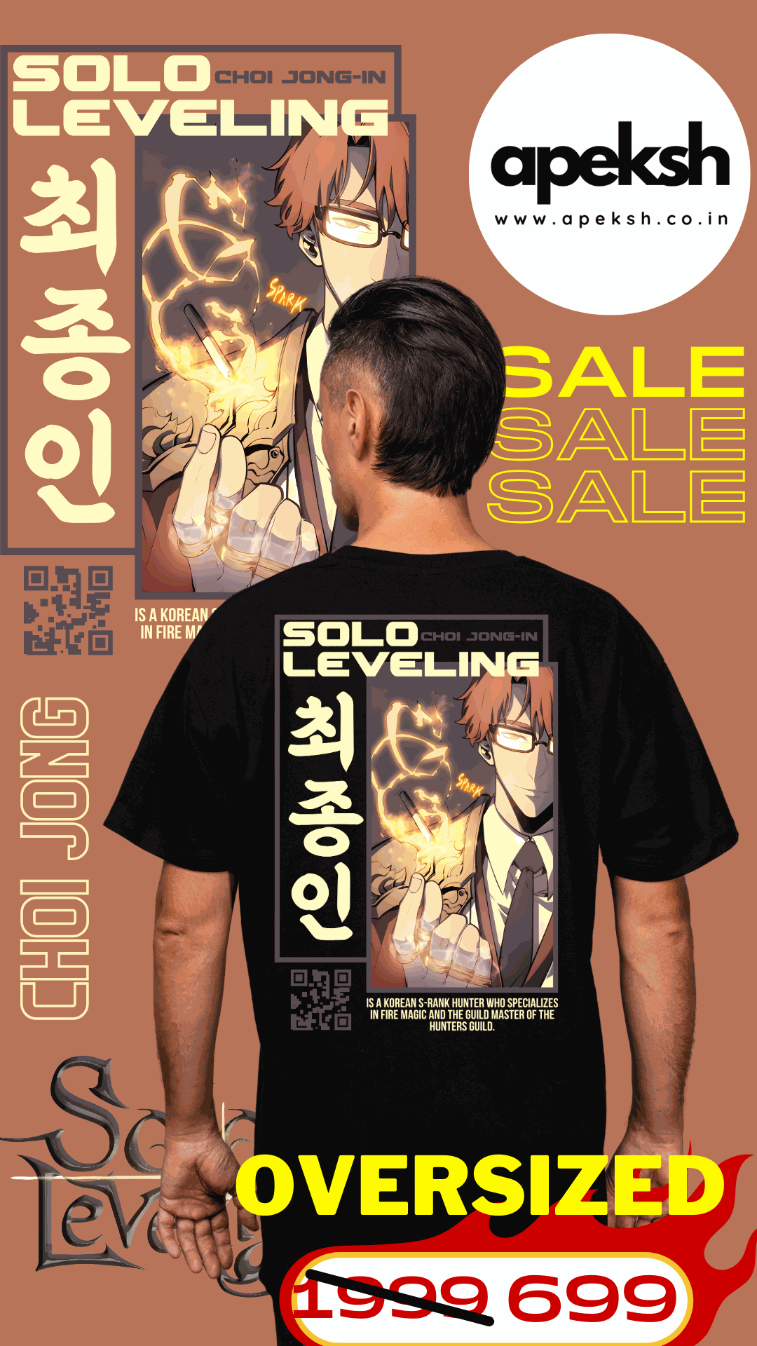 choi jong - solo leveling unisex t-shirt