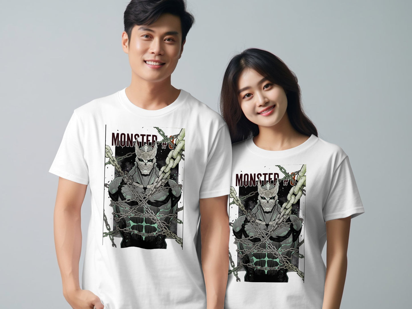 Kaiju No. 8 MONSTER Cotton Printed T-Shirt 👾👕
Embrace the power of Kaiju with our exclusive Kaiju No. 8 MONSTER Cotton Printed T-Shirt. This premium quality tee is8 MONSTER Printed