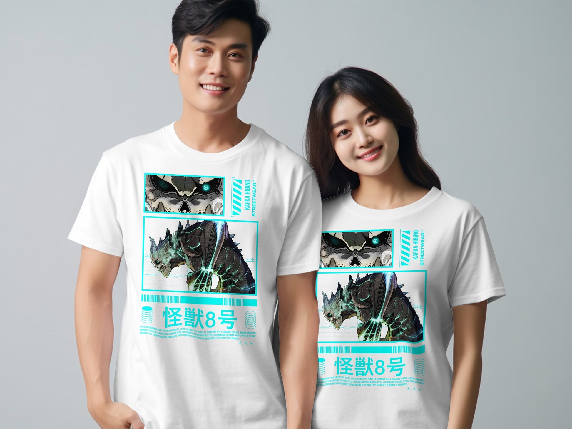 Kaiju No. 8 Cotton NEON Printed T-Shirt 👾👕
Embrace the power of Kaiju with our exclusive Kaiju No. 8 Cotton Printed T-Shirt. This premium quality tee is crafted fr8 NEON Printed