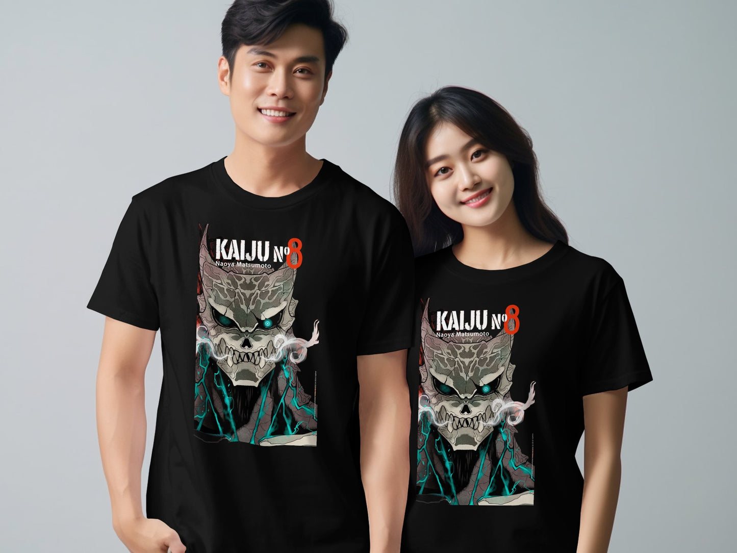 Kaiju No. 8 Cotton Printed T-Shirt 👾👕
Embrace the power of Kaiju with our exclusive Kaiju No. 8 Cotton Printed T-Shirt. This premium quality tee is crafted from 108 Printed BLACK UNISEX