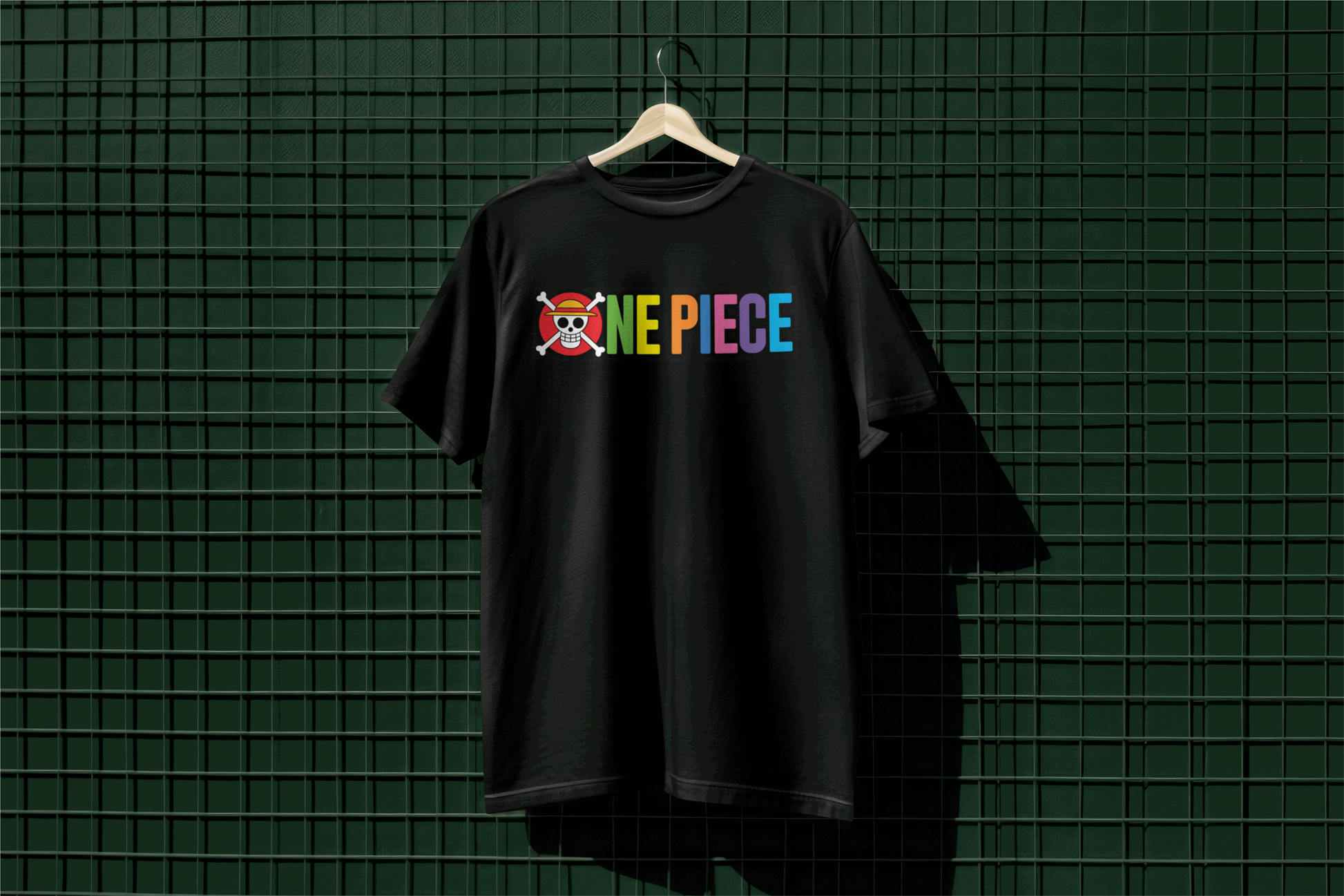 "ONE PIECE" colour logo T-Shirt Unisex