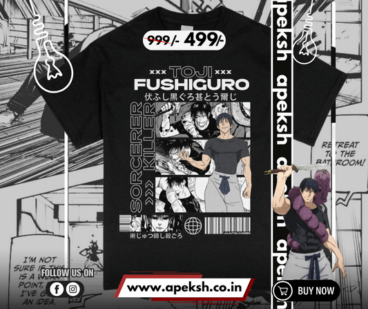 TOJI-JUJUTSU KAISEN-Unisex T-Shirt APEKSH