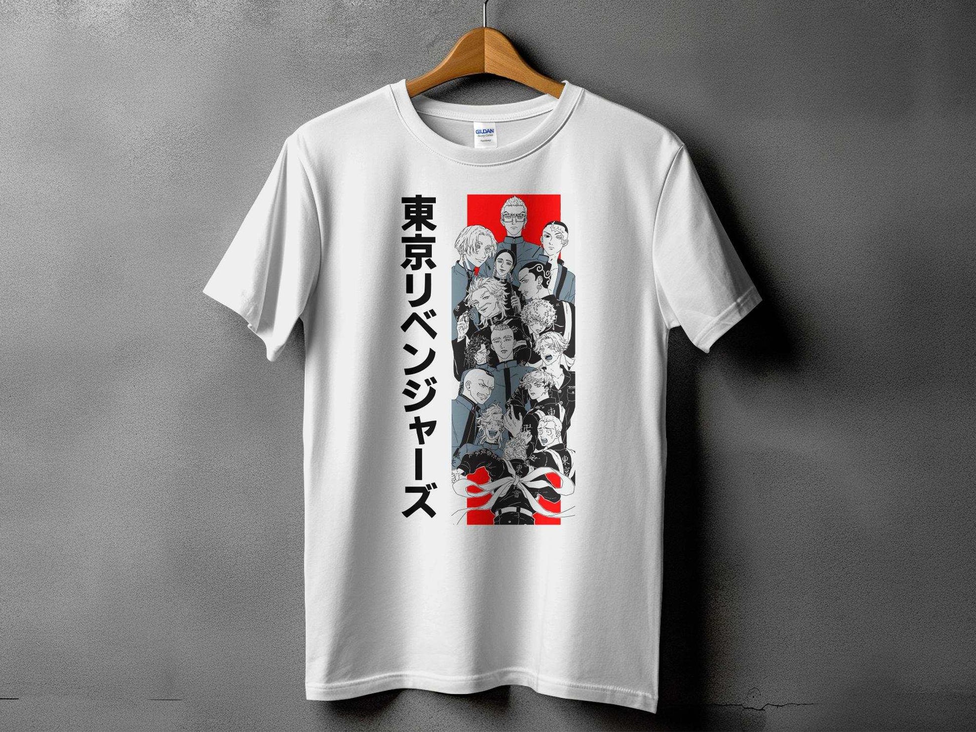 "Dive into the thrilling world of Tokyo Revengers with our Anime T-Shirt. Crafted from premium 100% cotton and weighing 180GSM, this half-sleeve tee is the epitome oTokyo Manji Gang - Tokyo Revengers-Unisex