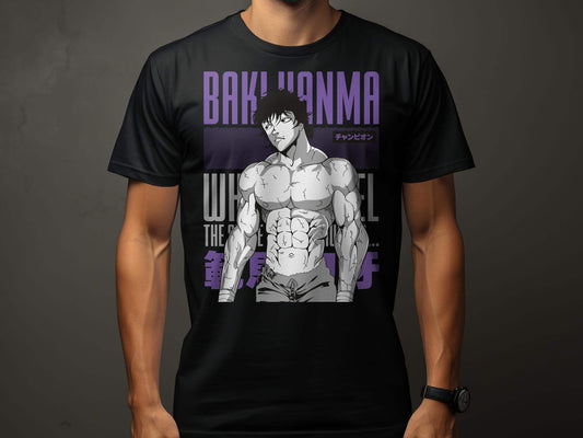 BAKI HANMA 3 printed t-shirt