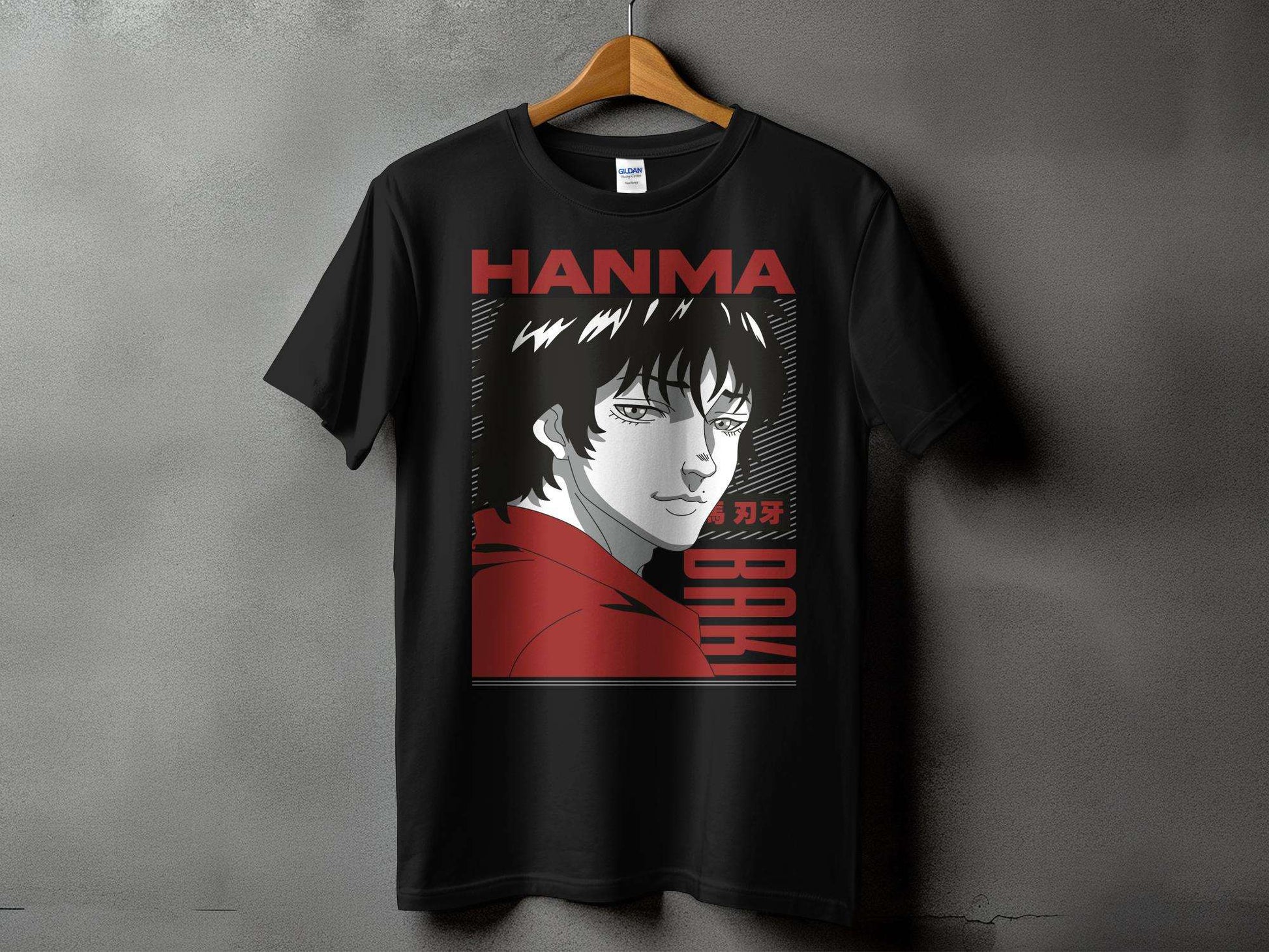 "Introducing our exclusive BAKI HANMA printed t-shirt, designed to captivate fans and fashion enthusiasts alike. Crafted with precision on 180GSM 100% cotton with a BAKI HANMA 2-Unisex