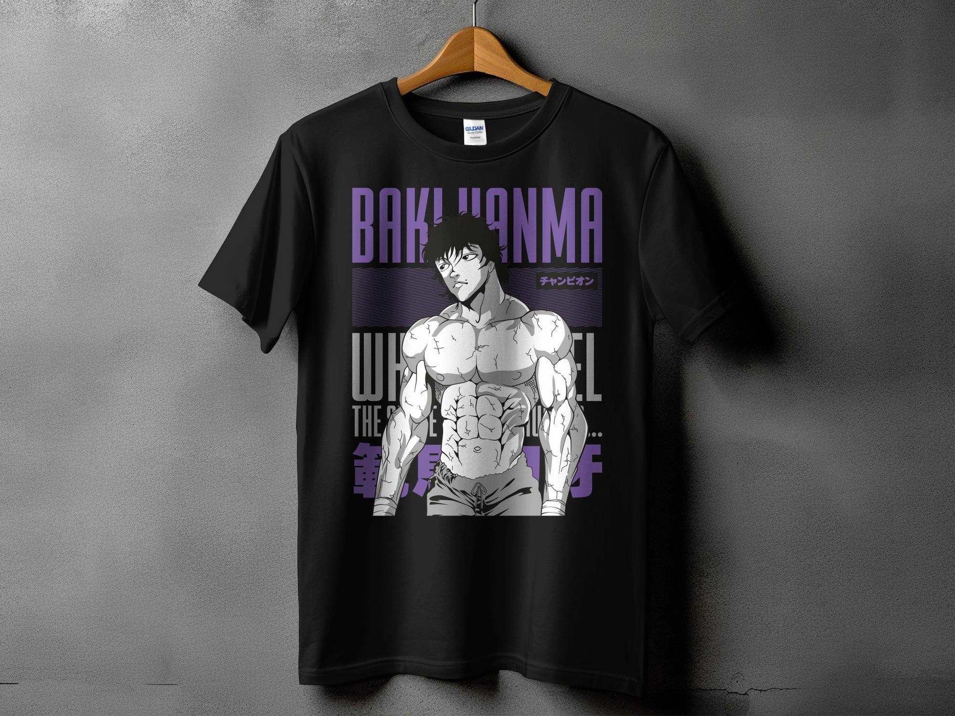 BAKI HANMA 3 printed t-shirt