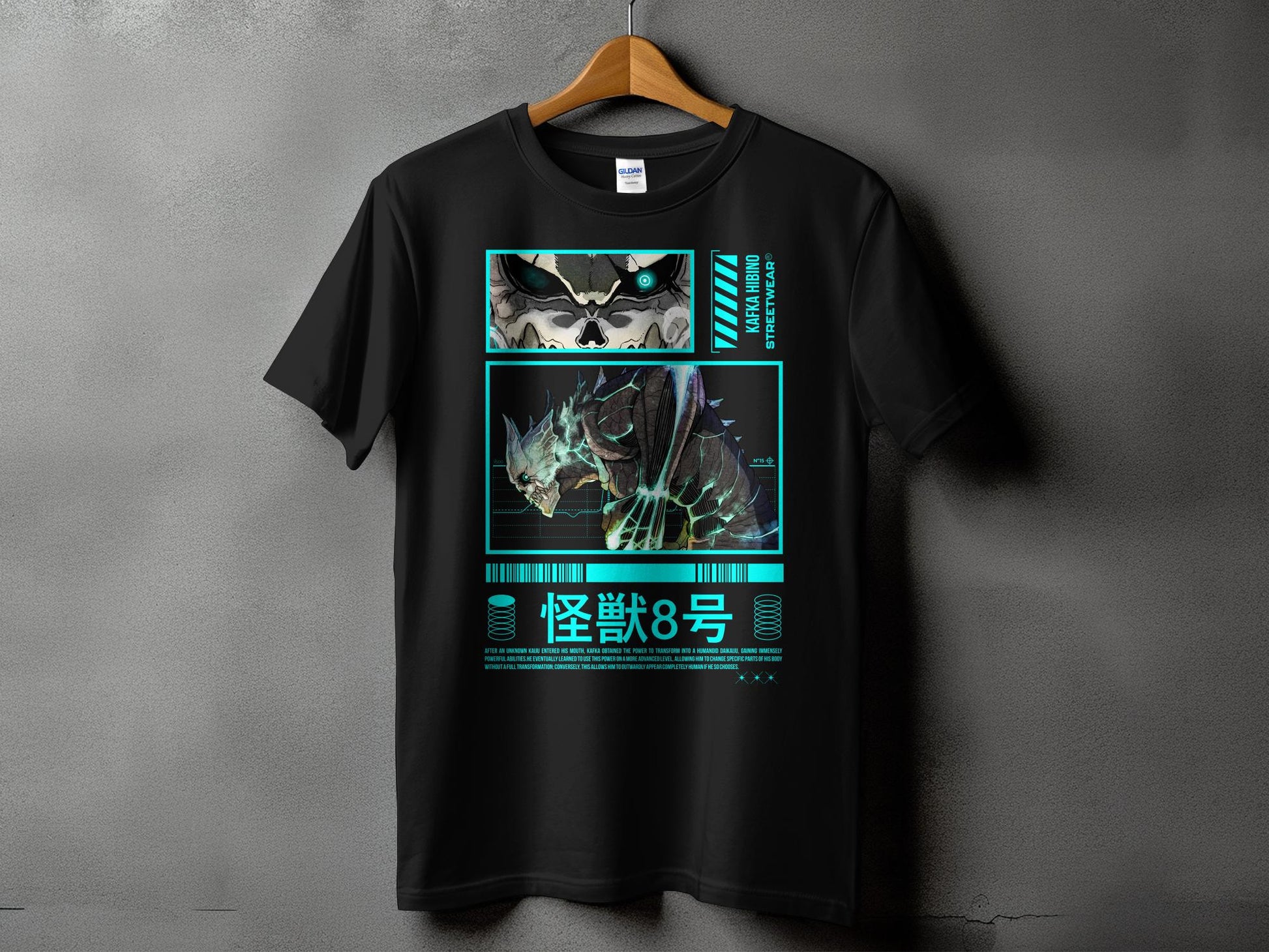 Kaiju No. 8 Cotton NEON Printed T-Shirt 👾👕
Embrace the power of Kaiju with our exclusive Kaiju No. 8 Cotton Printed T-Shirt. This premium quality tee is crafted fr8 NEON Printed